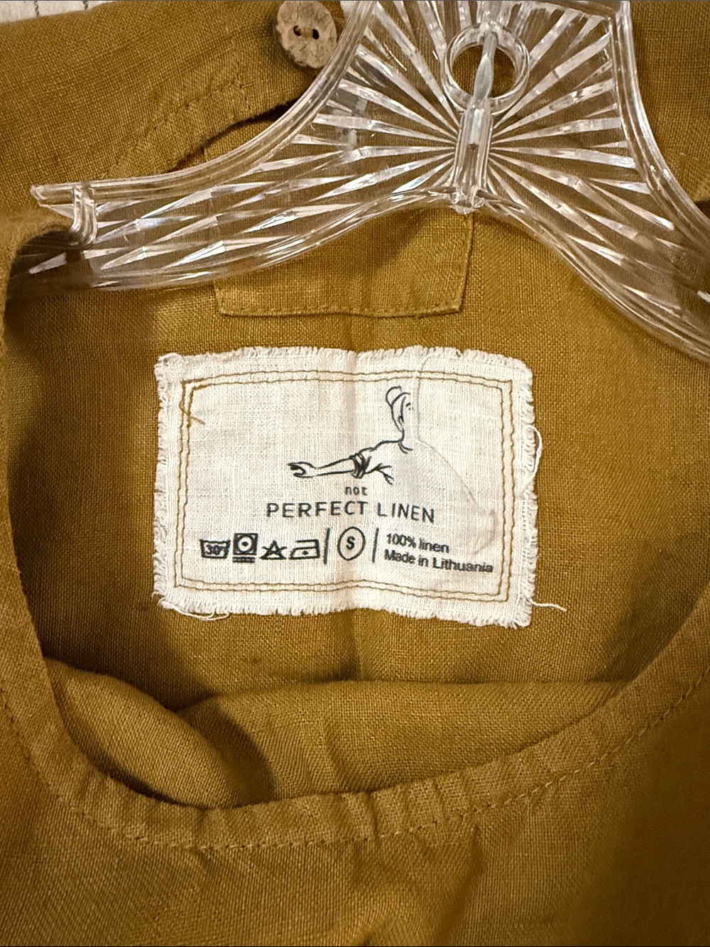 Notperfect Linen cropped top - Picture 3 of 3